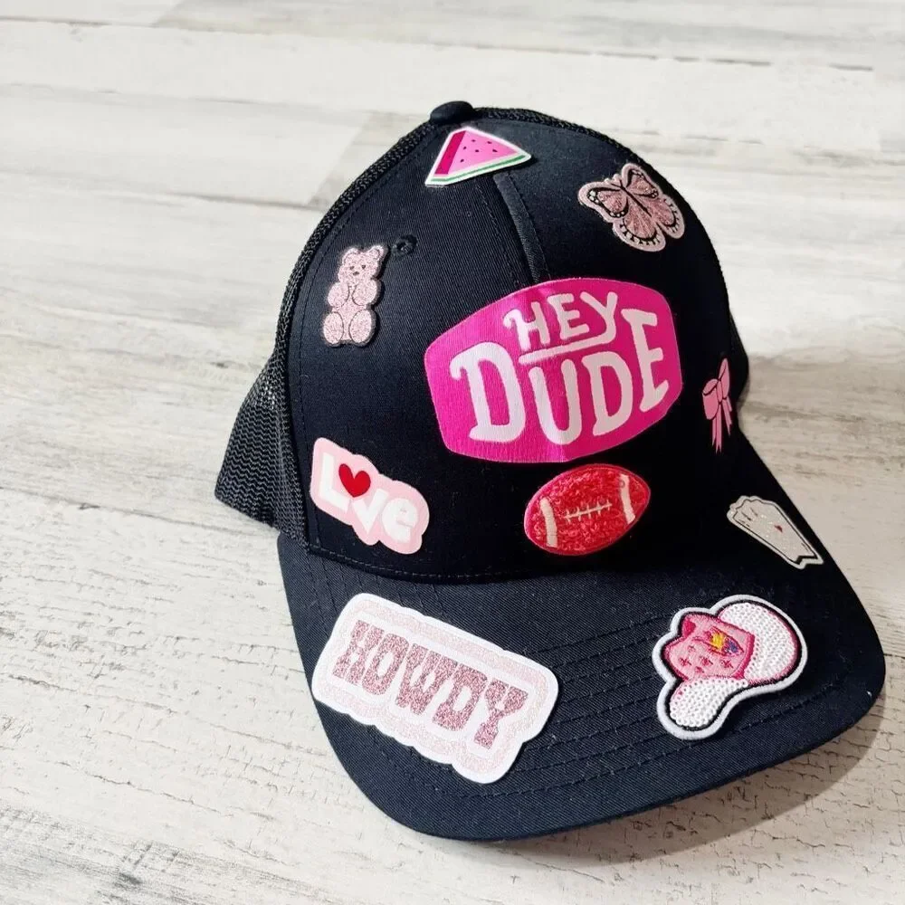 Hey Dude Trucker-hat Black & Patchwork